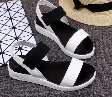 

2019New Summer Women Sandals Flat shoes Woman Comfortable Casual Hook Loop Sandalias mujer Women's Footwear