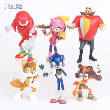 

sonic the hedgehog action figures toys for children figurine kids anime boy oyuncak Game model