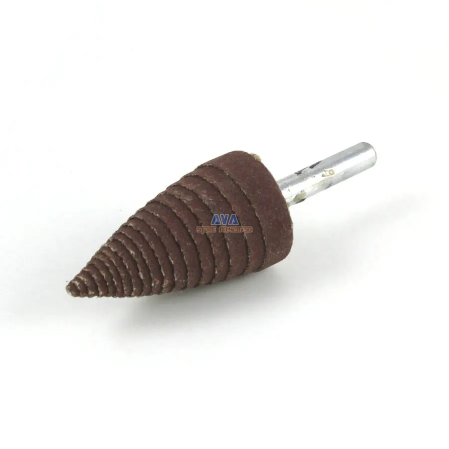 10 Pieces 25x40mm 240 Grit Cone Deburring Abrasive Flap Sanding Wheel
