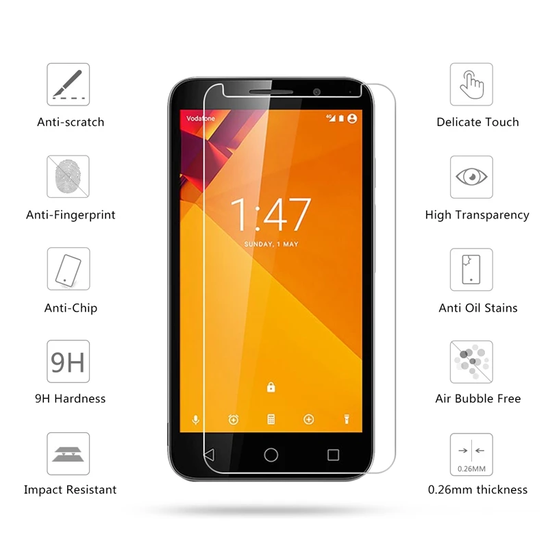 Новая защита экрана телефона для Vodafone smart tubro ultra platinum prime 7 6 Style Grand phone закаленное