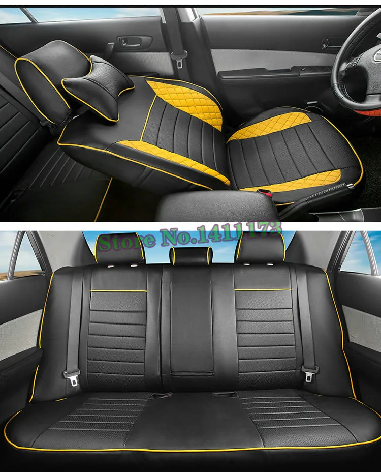 257 PU LEATHER CAR SEAT COVERS (3)