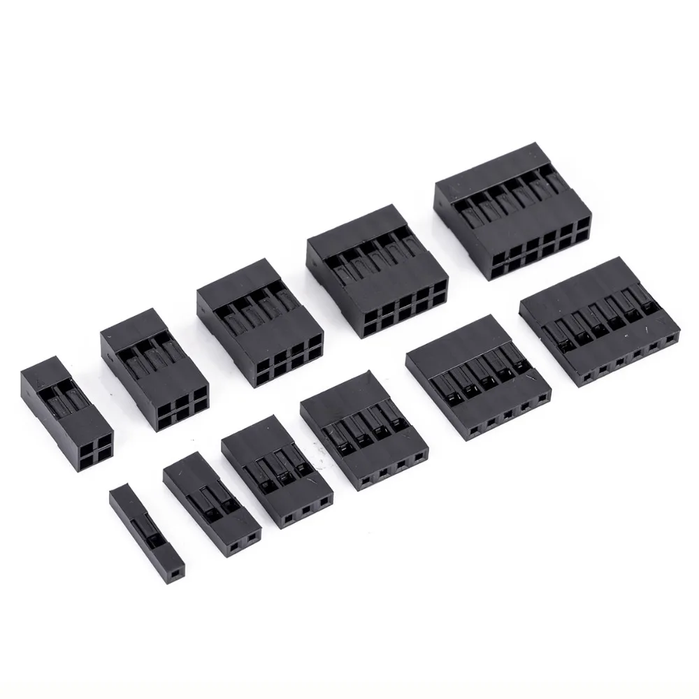 610 pezzi 2,54 mm cavo Jumper Pin connettore della custodia femmina Kit e M/F Crimp Pin 610 pezzi 2,54 mm cavo Jumper Pin connettore della custodia femmina Kit e M/F Crimp Pin