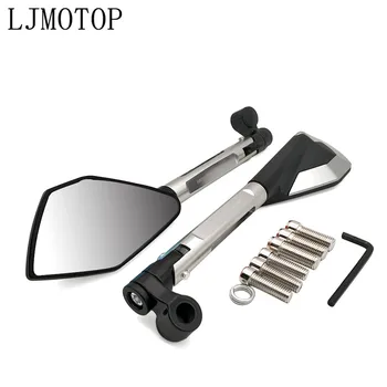 

Motorcycle Blind Spot Mirrors Moto Rearview Mirrors CNC Side Mirrors For Aprilia RSV MILLE RSV4 TUONO Benelli tnt600 tnt300