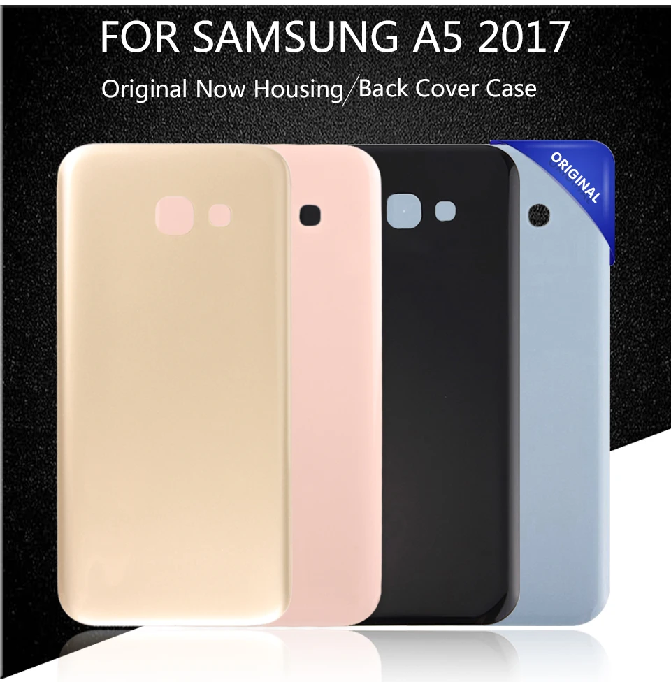 For Samsung Galaxy A5 2017 A520f Sm A520f Back Battery Door Housing Cover Rear Case For 5 2 Samsung A5 2017 A520 Back Glass Mobile Phone Housings Frames Aliexpress