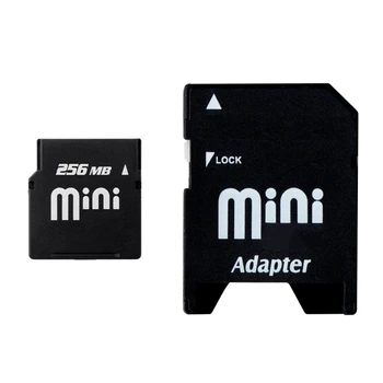 

New Year Big Promotion MiniSD Card 256MB MINISD Memory Card 256M with adapter Mini SD card Phone card