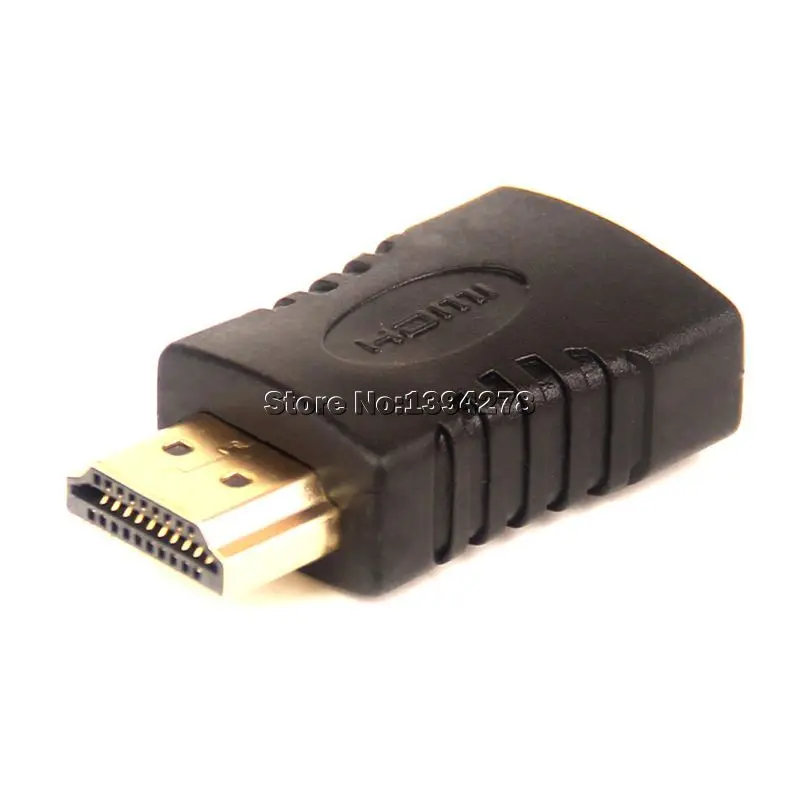 HD11 Мужчина HDMI к HDMI Женский адаптер конвертер разъема 100 шт./лот