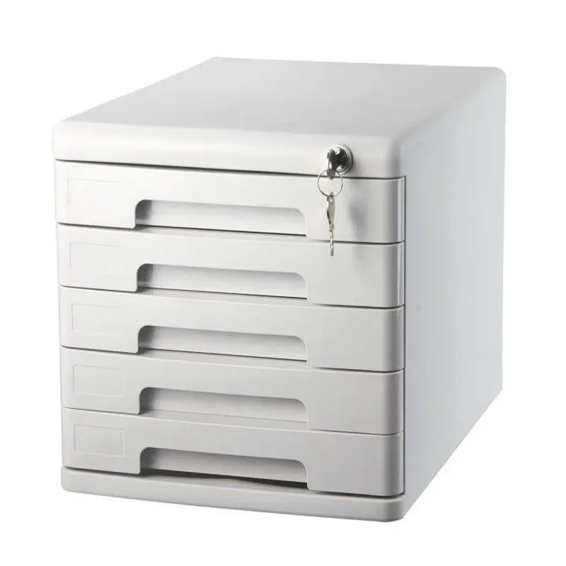 9778 Five Storey Desktop With Locked Plastic Drawer Data Office