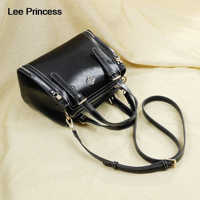 LEE Princess/женская сумка, роскошная сумка через плечо, сумка из спилковой кожи, Женская Высококачественная сумка, новинка года, сумка-ведро с верхней ручкой для девочек