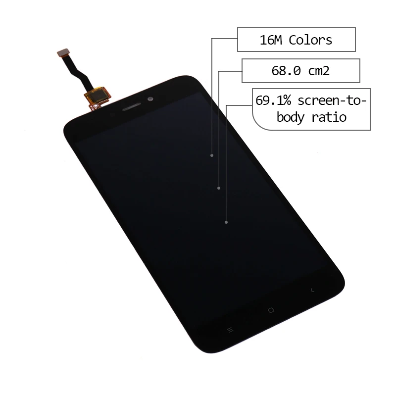 10 шт./лот для Xiaomi для Redmi Go ЖК-экран Сенсорная панель дигитайзер для Redmi Go экран Запчасти DHL EMS