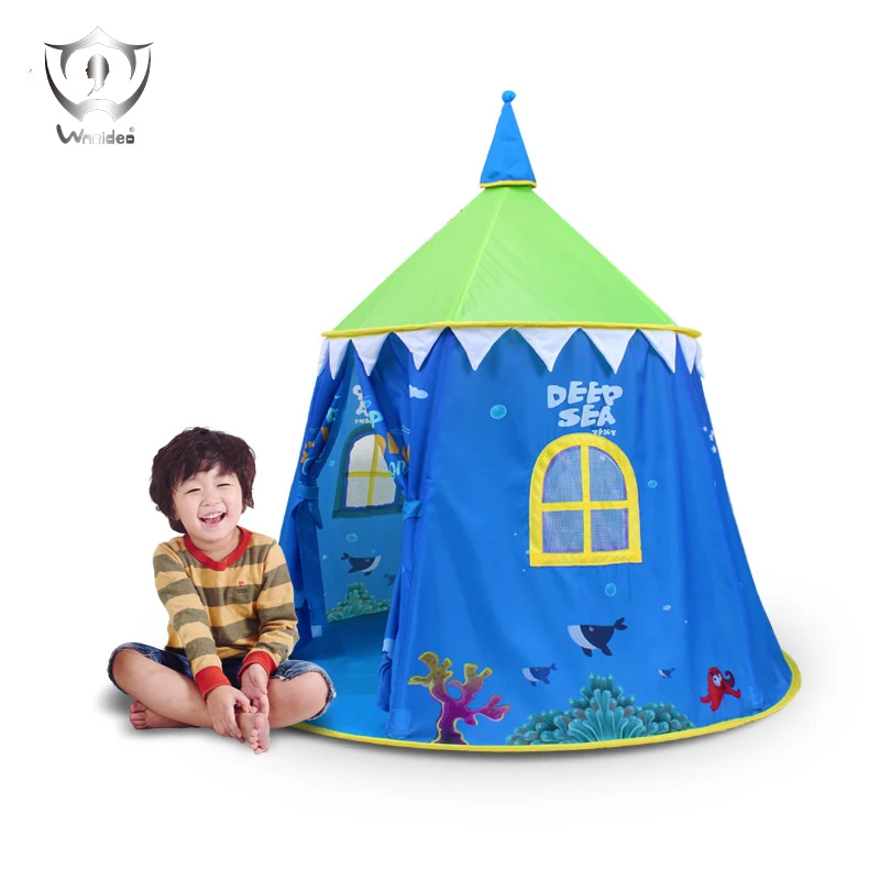 

Foldable Pop Up Kids Tent for Indoor Outdoor Includes Portable Carry Bag ZT9-701