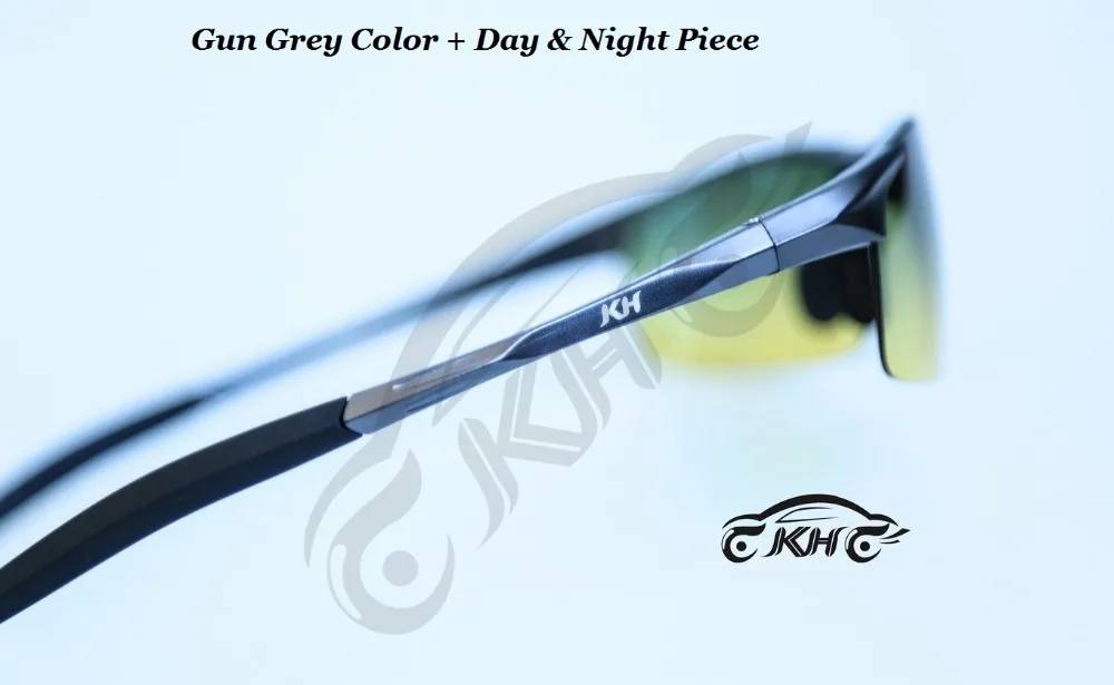 Polarized Sunglasses Driving Glasses Anti Glare Sunglasses KH Men's Polarized Sunglasses Day and Night Glasses Vison Multifunction Reduce Glare Goggles Original Box Eyewear de sol