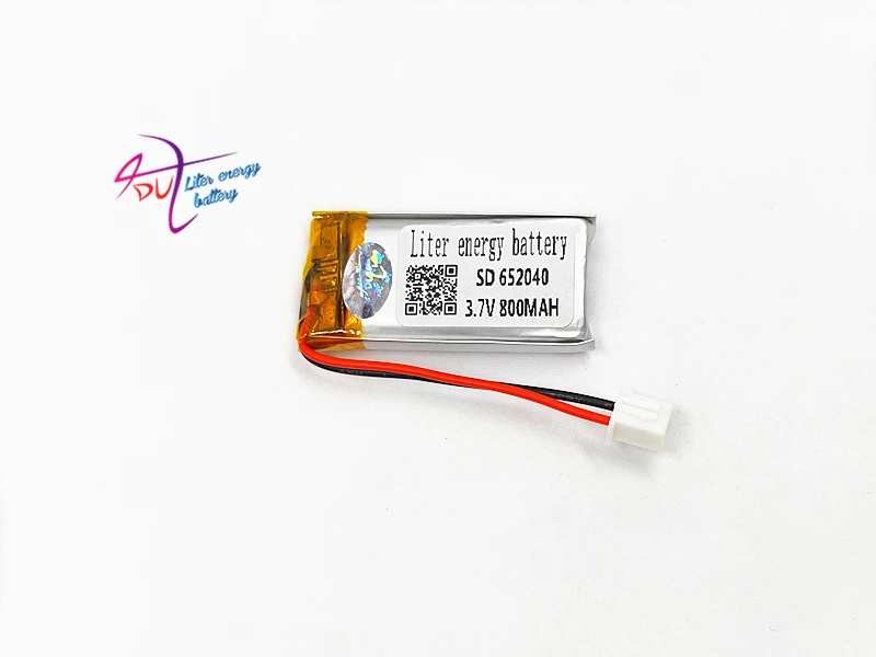 XHR-2P 2,54 10 шт 800mAh 652040 3,7 V 702040 литий-полимерная LiPo аккумуляторная батарея для Mp3 наушников DVD bluetooth камеры