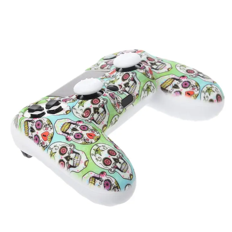 6 цветов Противоскользящий силиконовый защитный чехол для playstation 4 PS4 DS4 Pro тонкий контроллер Thumb Stick Grip Caps
