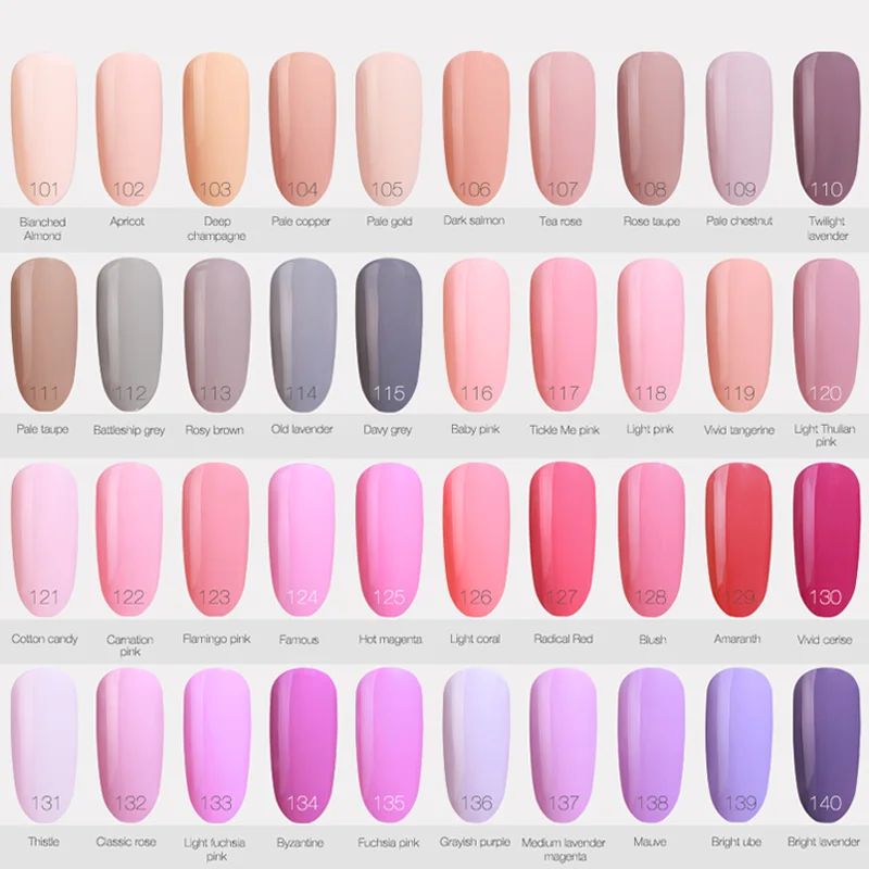 80 Colors One Step Gel Nail Polish Glitter UV Gel Nail Art Long-lasting 3 In 1 No Need Top Base Coat Gel Polish