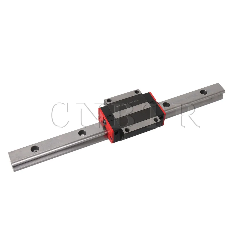 

CNBTR HGW20CC Bearing Steel Flange Type Linear Guide Rail Sliding Block Carriage with Bearing Steel HG20 Linear Rail
