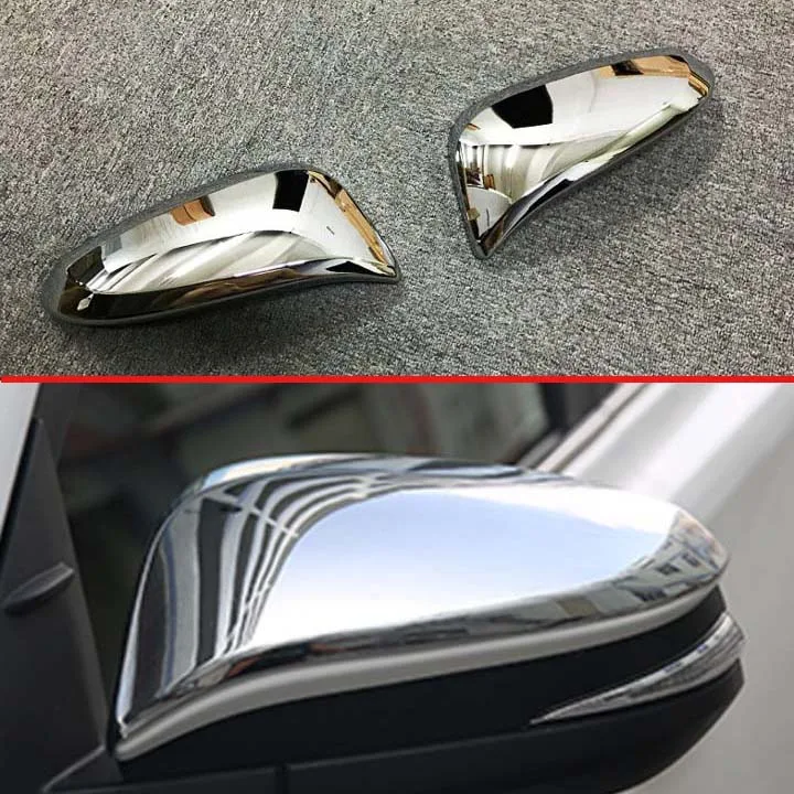 

For TOYOTA VOXY/NOAH R80 2018 2019 ABS Chrome Door Side Mirror Cover Trim Rear View Cap Overlay Molding Garnish