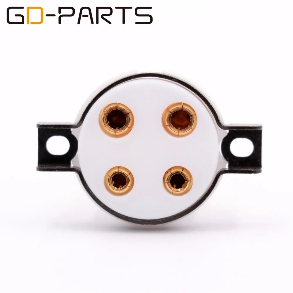 CMC 4pin тефлоновые трубы разъем для 300B 2A3 811 274A 5Z3 866 PX4 71A 572B 5U4G 6B4G 45 50 83 Hi-Fi Винтаж Ампер DIY