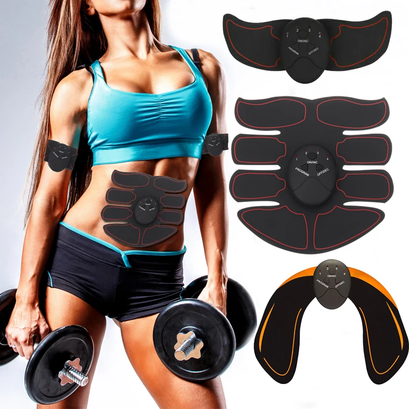 

EMS Wireless Muscle Stimulator Smart Fitness ABS Hip Trainer Electric Abdominal Buttocks Body Building Fat Burning Slimming