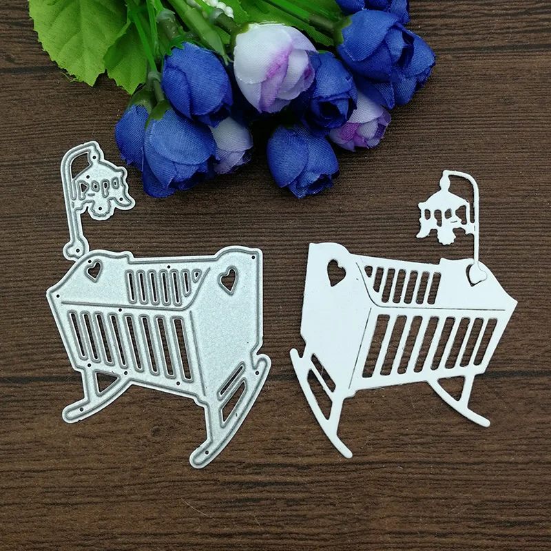 Baby Bed Heart Toys Metal Cutting Dies Stencils For Card Making Decorative Embossing Suit Paper Cards Stamp DIY Baby Bed Heart Toys Metal Cutting Dies Stencils For Card Making Decorative Embossing Suit Paper Cards Stamp DIY