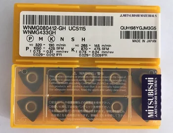 

10PCS CARBIDE INSERT WNMG 080412-GH UC5115