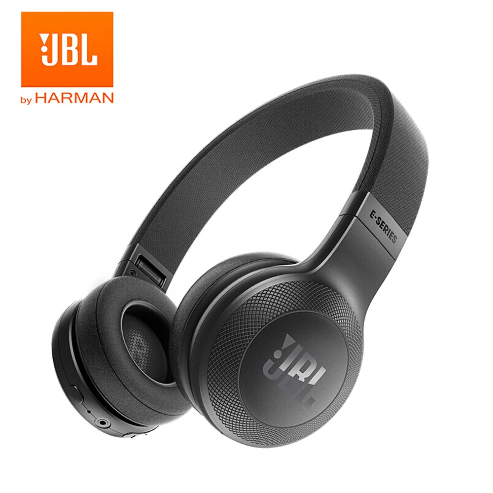 JBL E45BT беспроводные и проводные Bluetooth наушники складные на ухо Гарнитура чистый бас Музыка наушники AUX IN с микрофоном 3,5 мм