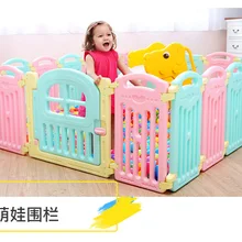 Фирменная Детская дверная забор, высокое качество, без запаха, забор для игры в звездочку, для ползания, для малышей, безопасная головоломка, пластиковый Манеж