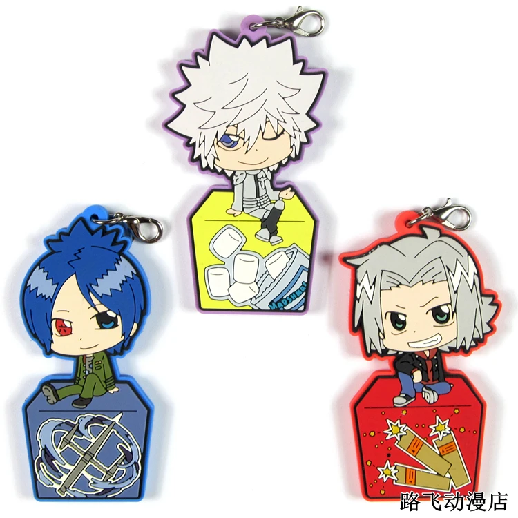 HITMAN REBORN Original Japanese anime figure rubber Silicone sweet smell mobile phone charms keychain strap