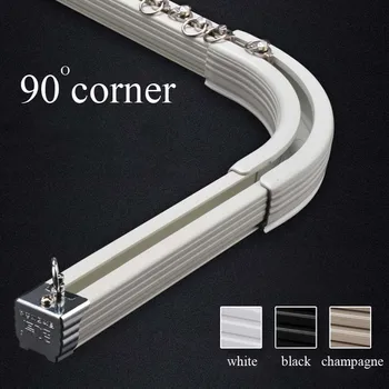 

Curtain 90 Degree Corner Connector Curtain Tracks Pulley for LD1002 Curtain Accessories