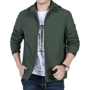 Self Defense Security Anti-cut Anti-Stab Men hooded Jacket Civil Casual Stealth Defense blouse Police Personal Tactics Clothes - Color: Army green