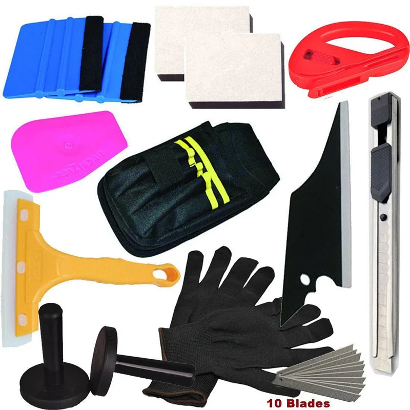 Combo Pro Tool kits Car Vinyl Wrap Squeegee Tools Sticker Installation