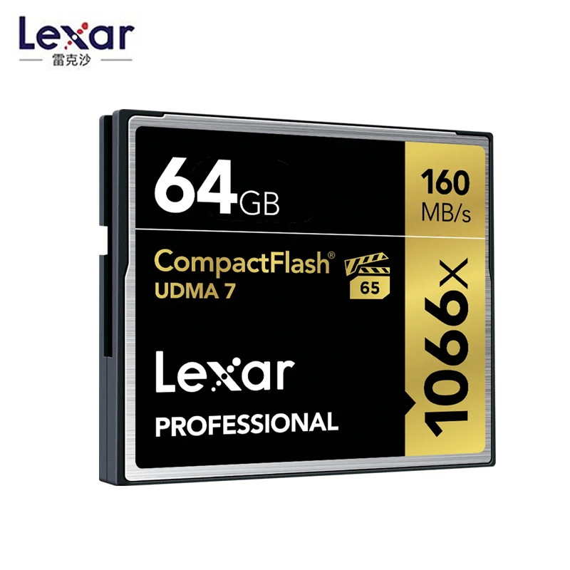 Дешевый Lexar 32G 64G cf карта 160 МБ с. CompactFlash cf карты памяти 1066x 128G256G высокая скорость для DSLR HD видео 4 K ССК USB3.0 card reader