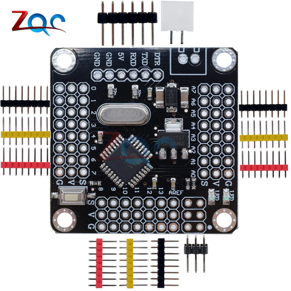 

Atmega328 Pro Mini 5V 16MHz Board Module For Arduino Mini 328 ATMEGA328P Micro Controller Replace ATMEGA128 With 14Pins