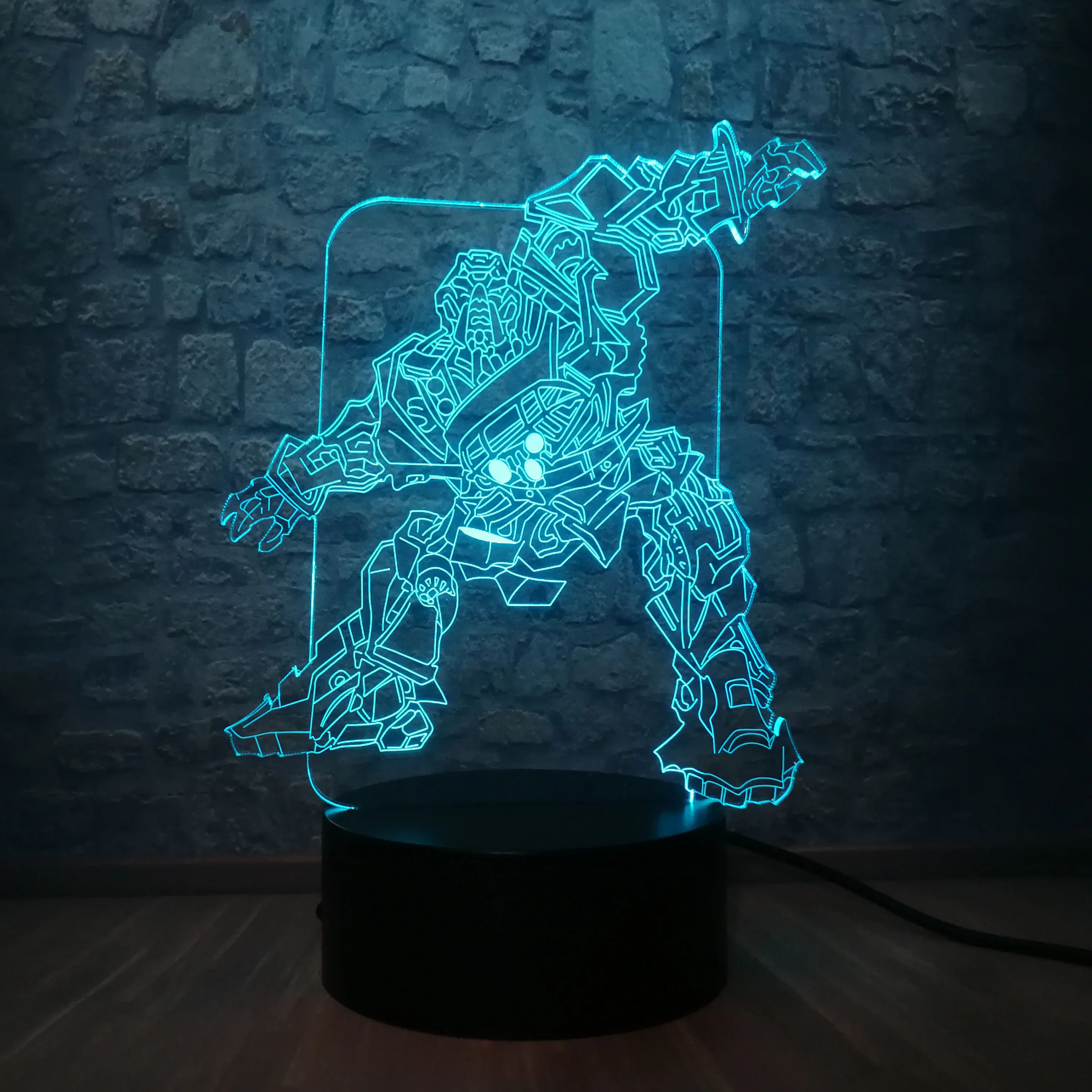 3D детский ночник крутой Оптимус Прайм действие трещотка трансформатор Автоботы