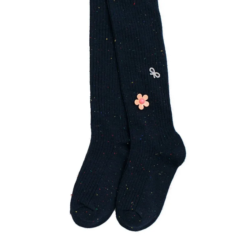

Autumn Winter Children Cotton Wool Pantyhose Baby Girls Solid Color Warm Flower Anti Pilling Coralline Underpants New