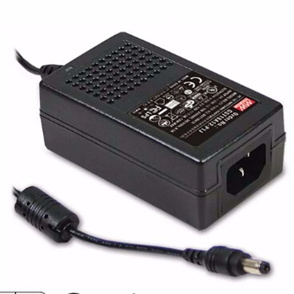 Meanwell GST18A28-P1J AC/DC промышленный адаптер 18W 28V 0.64A настольный выходной источник