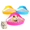 Hamster Toilet Rabbit triangle toilet large bird cages for parrots bird toilet Cony Totoro Guinea pig toilet Candy color