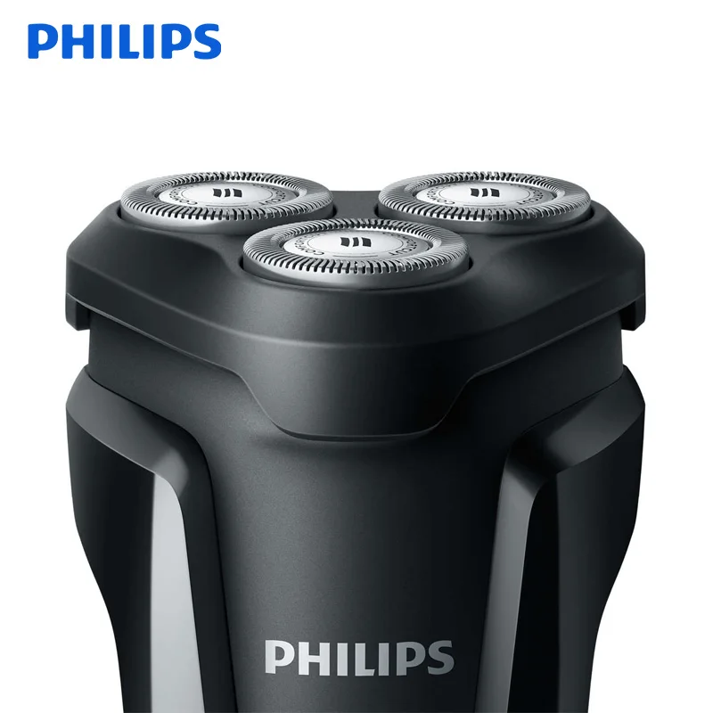 Оригинальная Электробритва Philips S1010 с тремя плавающими головками, вращающаяся перезаряжаемая моющаяся электрическая бритва для мужчин