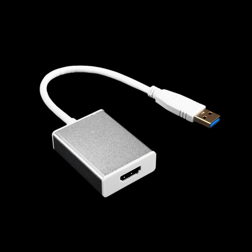 Новый USB 3.0 для HDMI чрезвычайно высокой Скорость конвертер адаптер разъема TO