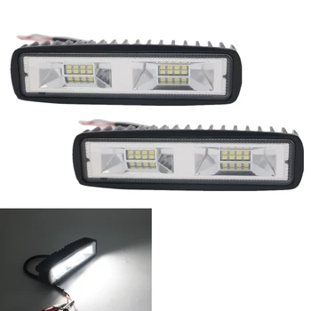 

2pc Motorcycle 6 Inch 48W LED Work Light bar Driving Offroad Lamp Boat Tractor Truck 4x4 SUV ATV Flood Beam car Light 12V 24V