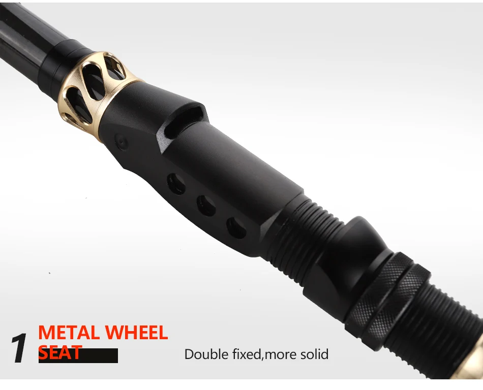 Vara de Pesca Varas de Pesca + Spinning Completo com Linha de Pesca m de Fibra de Carbono Dagezi Telescópica Reel Combo Kit 1.8-3.6 16 Conj. de varas