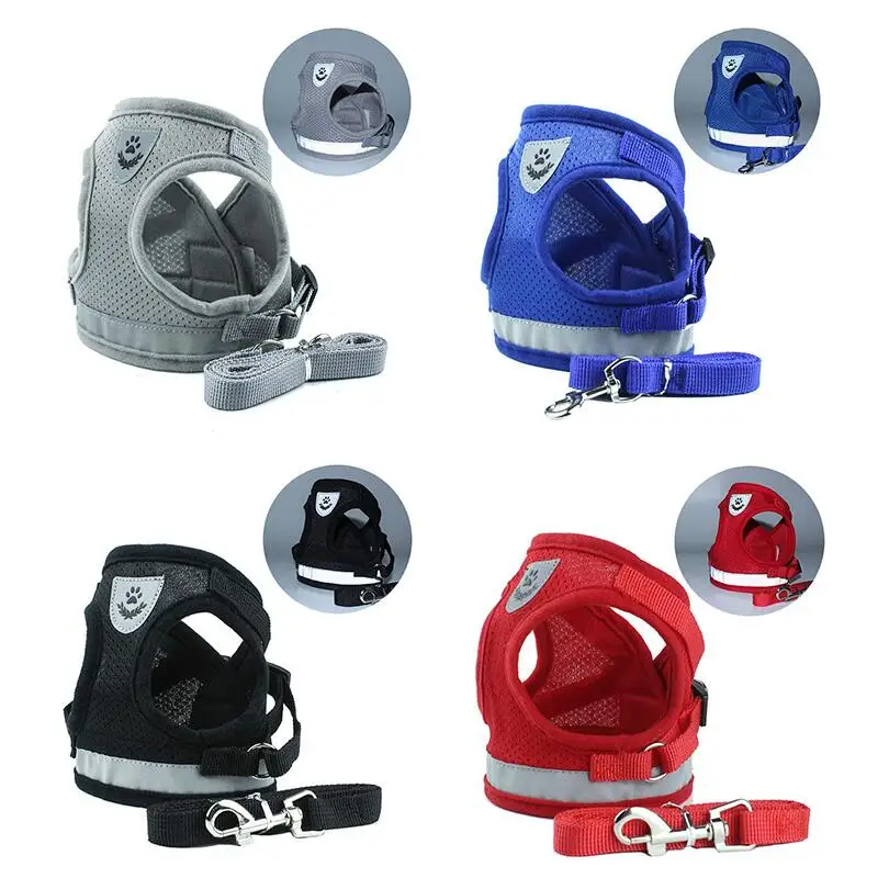 Pet Dog Harness Leash Set for Small Medium Dog Cat Harnesses Vest