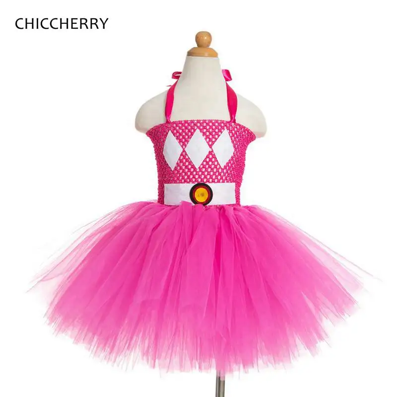 Pink Diamond Baby Girl Clothes Wonder Woman Toddler LaceTutu Dress