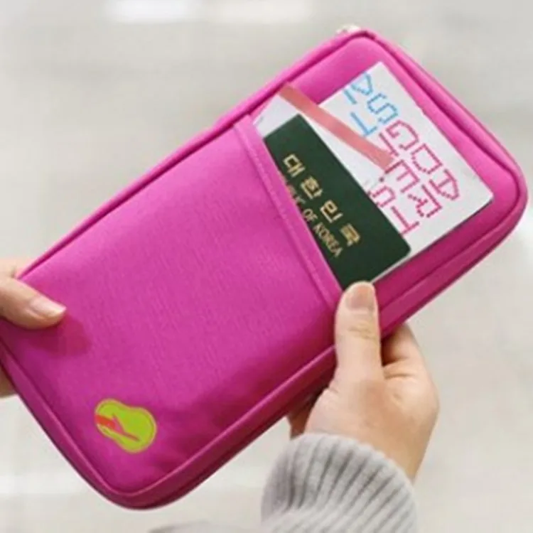 

Brand outdoor Travel Journey Document Organizer Passport ID Card Holder Ticket Credit Card Bag Case