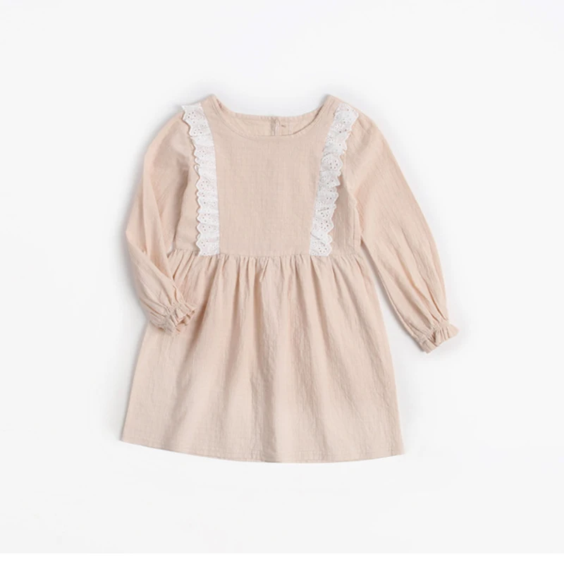 Princess Baby Girls Dress Backless Lace Long Sleeve Tulle Tutu Party Formal Dresses