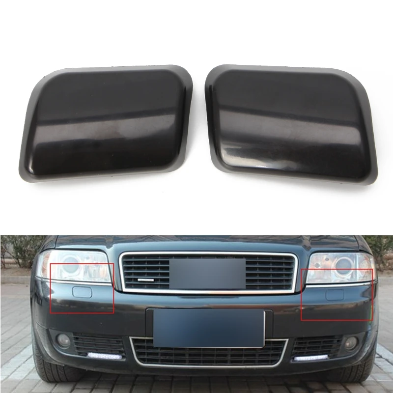 

2x For Volvo XC90 30698209 30698208 Headlight Washer Nozzle Cover Cap Left Right