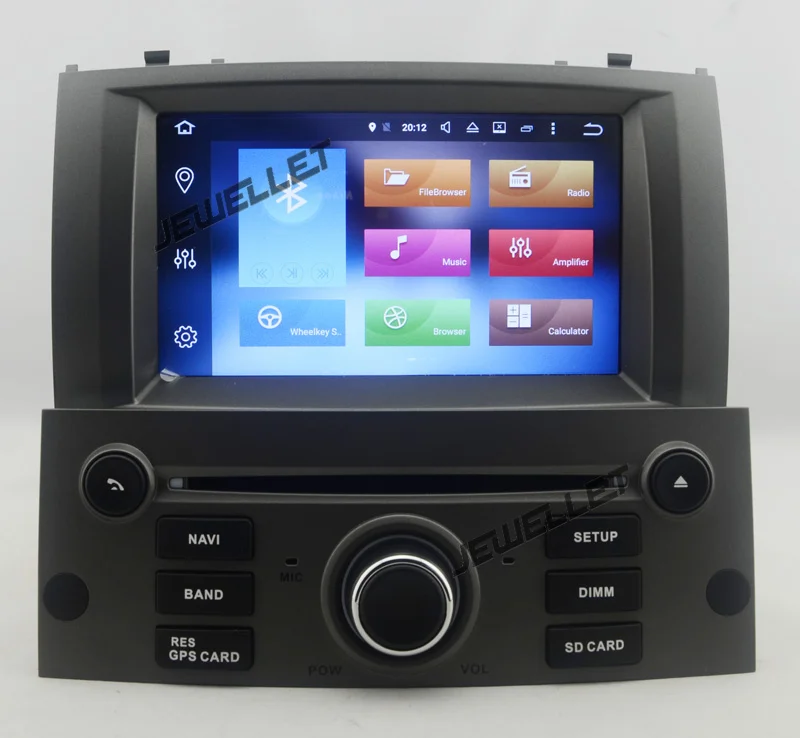 Восьмиядерный ips экран Android 9,0 автомобильный DVD gps Радио Навигация для peugeot 407 2004-2010 с 4G/Wifi DVR OBD зеркальное соединение