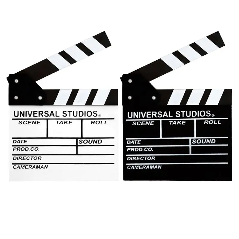 

Director Film Movie Slateboard Wood Clapper Room Decors INS Style Home Ornaments