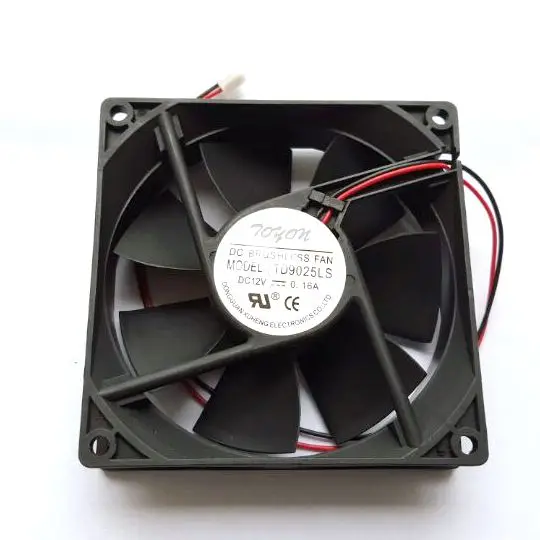 Бесплатная доставка новый оригинальный 2 шт./лот TD9025LS 2PIN 12 В 0 16 а 9 см 90*90*25 мм