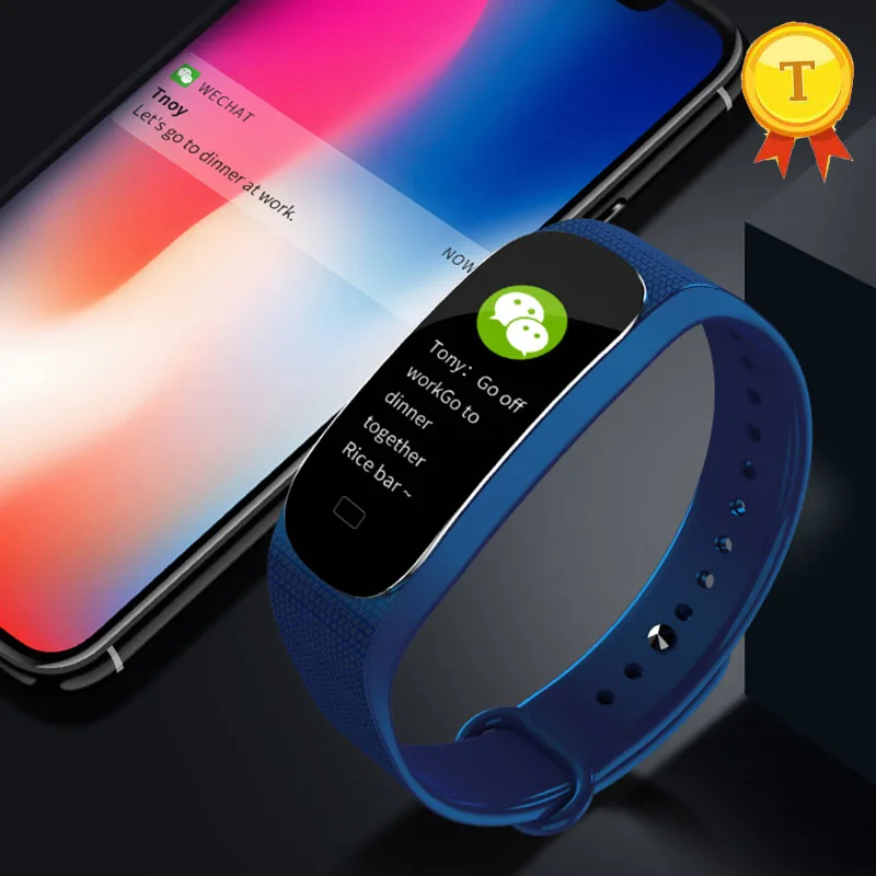 Смарт браслет с шагомером и сенсорным OLED экраном|Смарт-браслеты| |