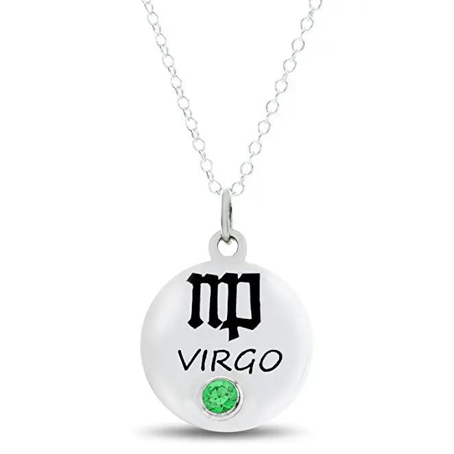 Virgo Crystal Pendant Necklace 2018 Top Selling Constellation